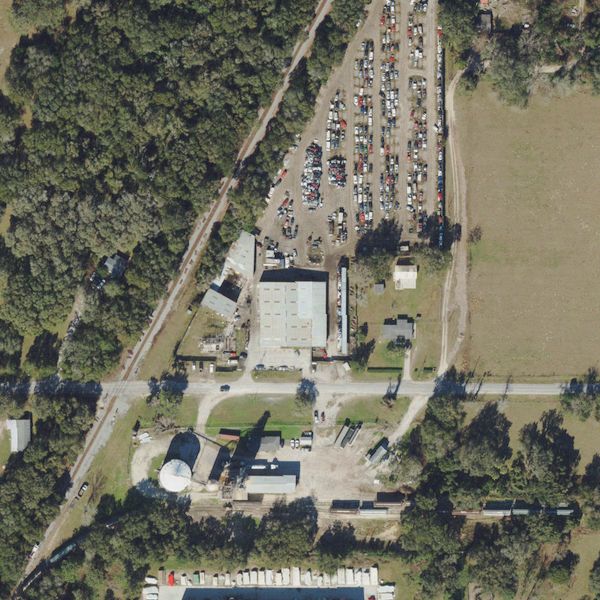 Aerial photo of Rigsby's Auto Parts & Sales