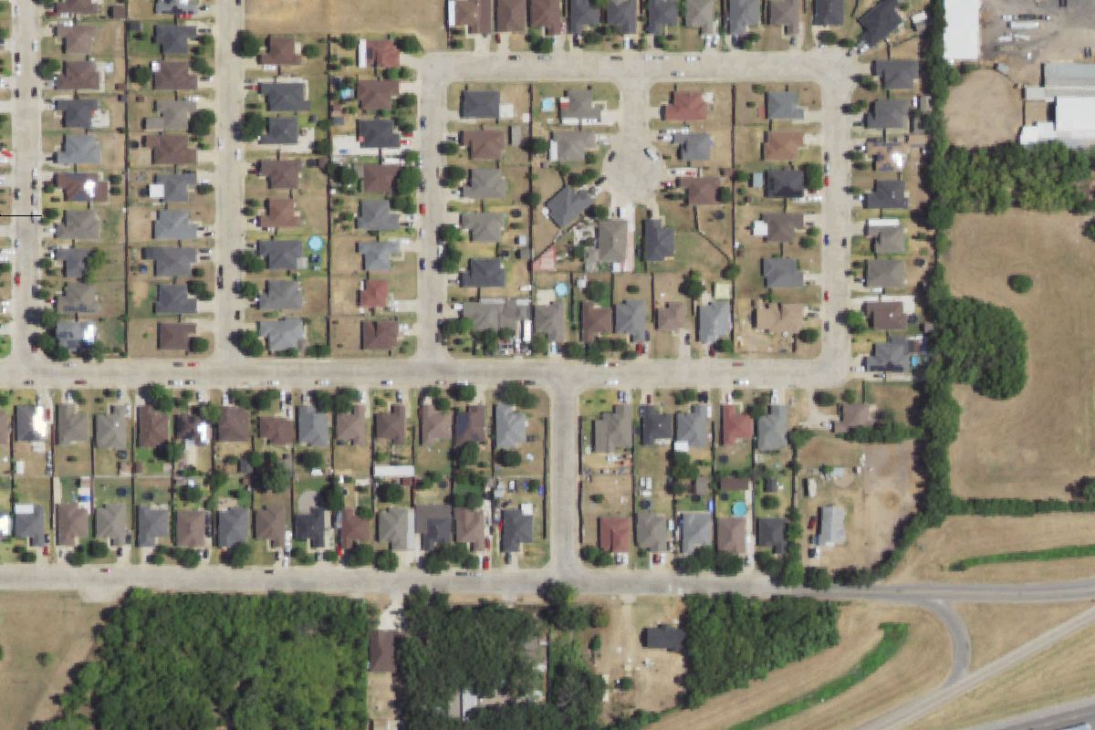 Aerial photo of Converter Core Recycling