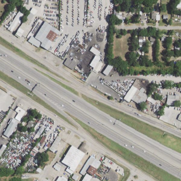 Aerial photo of Dallas Pick a Part