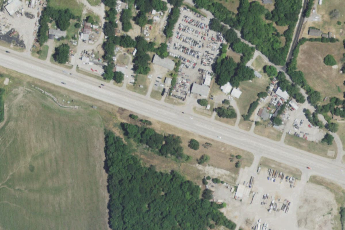 Aerial photo of Collin County Recyclers