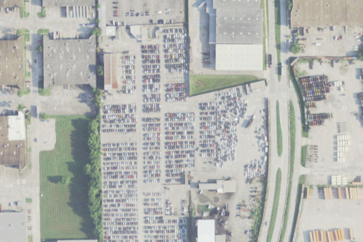 Aerial photo of Pick Your Part - Houston Wallisville at 9314 Wallisville Rd.