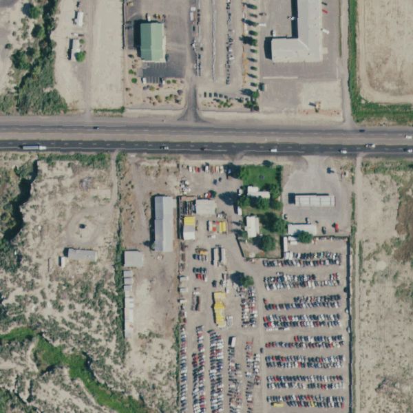 Aerial photo of Trade Center Auto Recycling