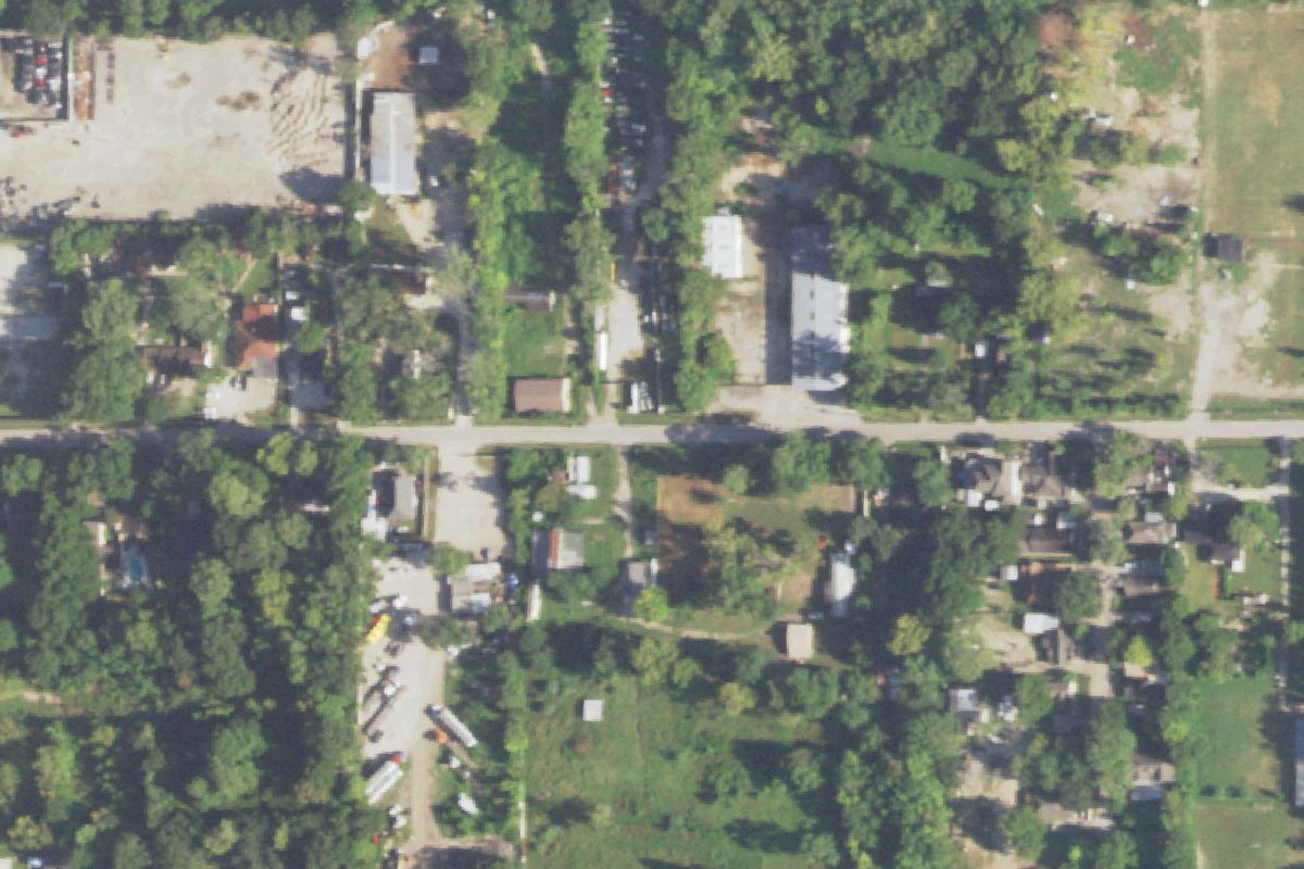 Aerial photo of G.M. Used Auto Parts