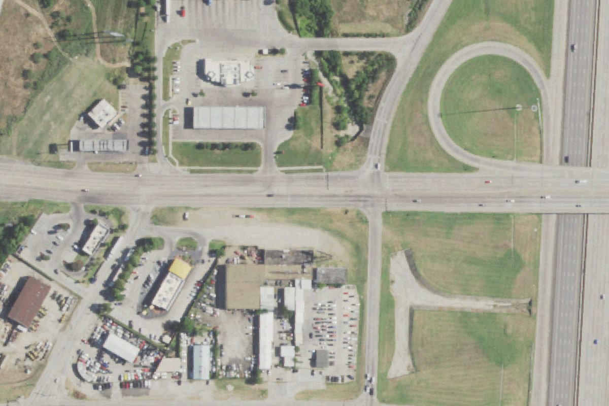 Aerial photo of All Car Parts TX
