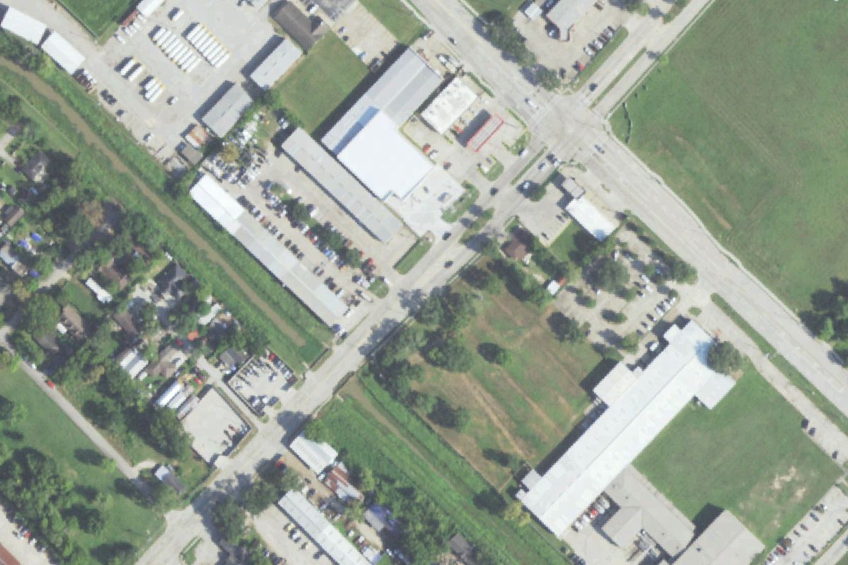Aerial photo of Texas Junk Car