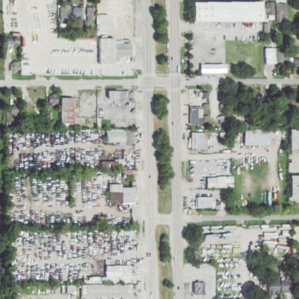 Aerial photo of S S Used Auto Parts