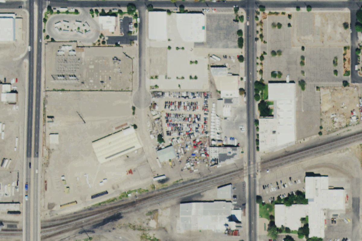Aerial photo of Grand Junction Pick-A-Part at 690 South 6th Street