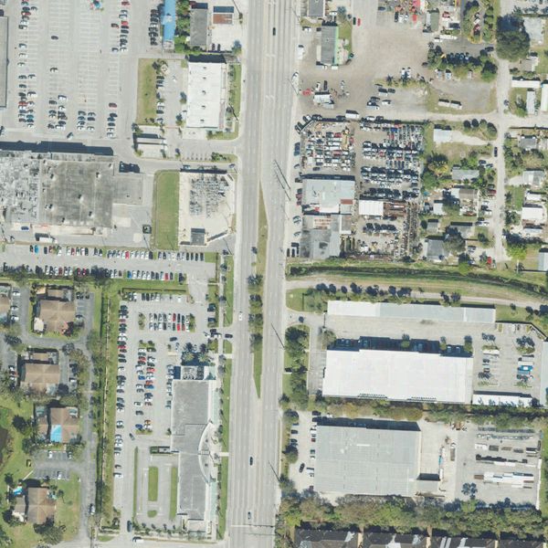 Aerial photo of Ernies Affordable Auto Salvage
