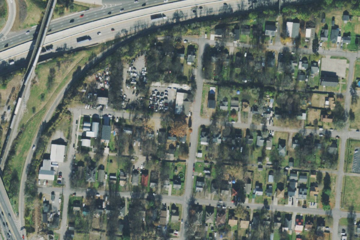Aerial photo of A a a Auto Salvage