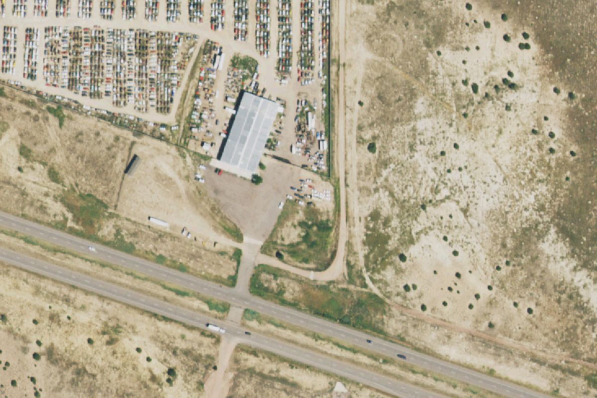 Aerial photo of A 1 Auto and Truck Recyclers at 62651 Hwy 50